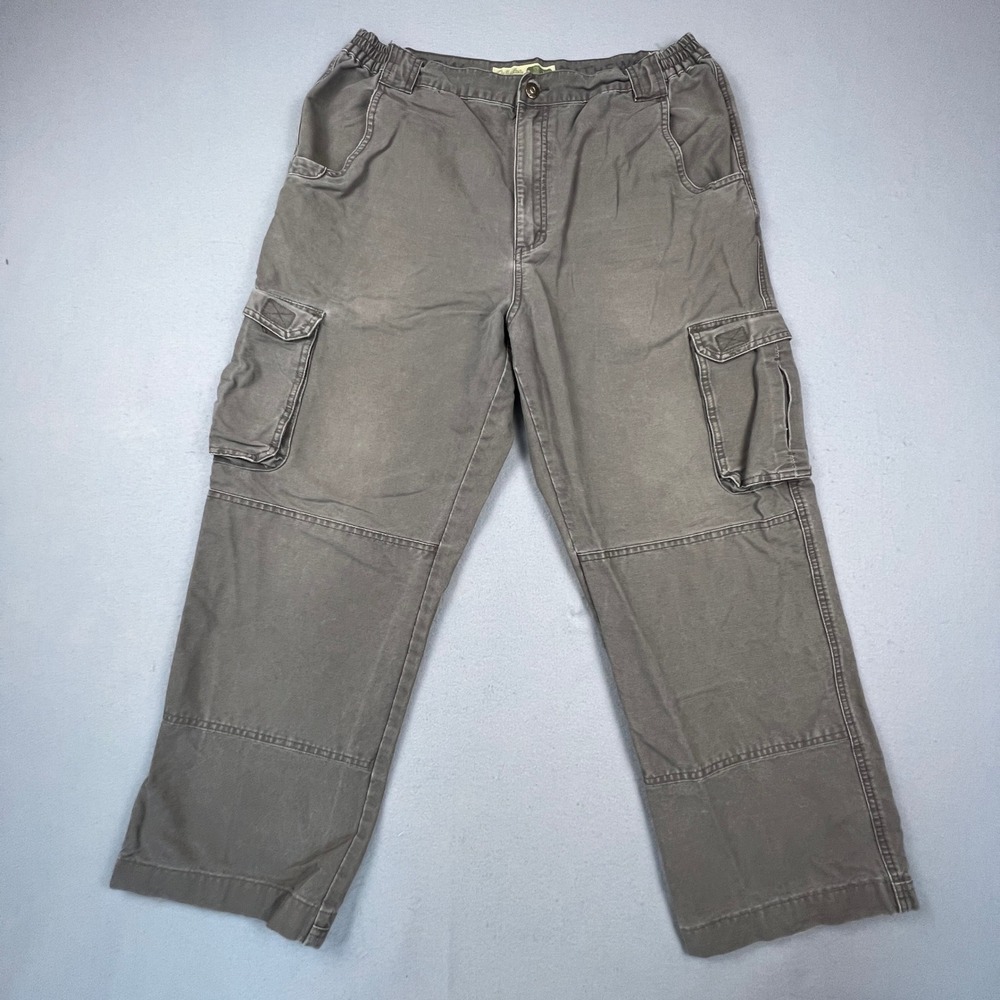 Cabelas Cargo Pants Mens 36x30 Gray Trail Hiker‎ Insect Shield Outdoor Workwear